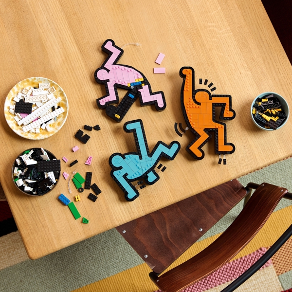 ასაწყობი კონსტრუქცია Lego 31216, Keith Haring – Dancing Figures, Prefabricated Construction