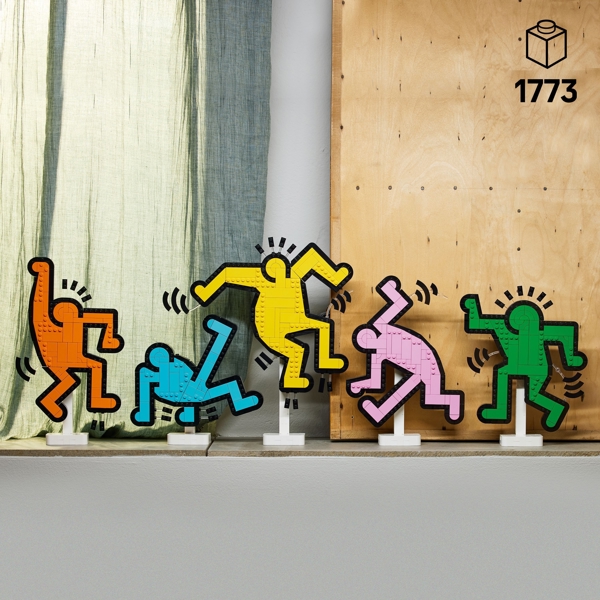 ასაწყობი კონსტრუქცია Lego 31216, Keith Haring – Dancing Figures, Prefabricated Construction
