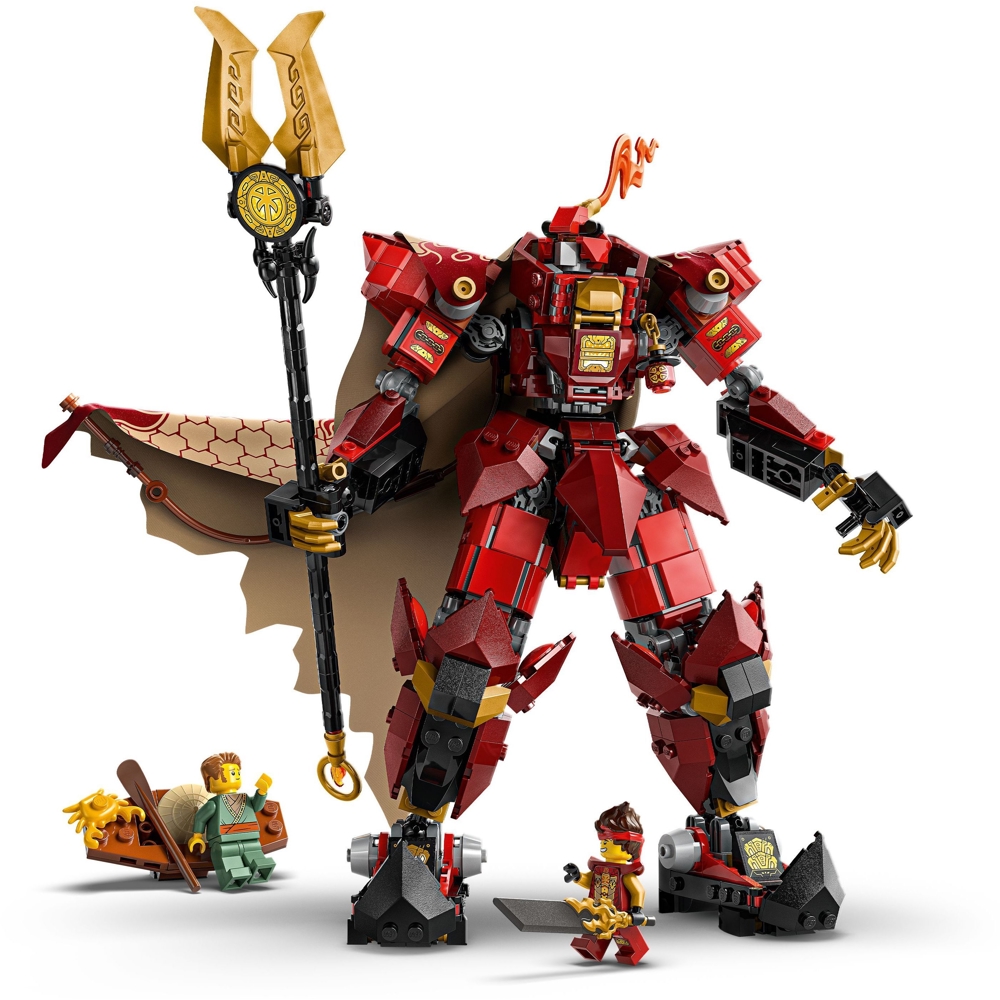 Prefabricated Construction Lego 71846, The Fire Knight Mech