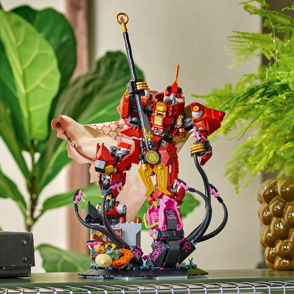 Prefabricated Construction Lego 71846, The Fire Knight Mech