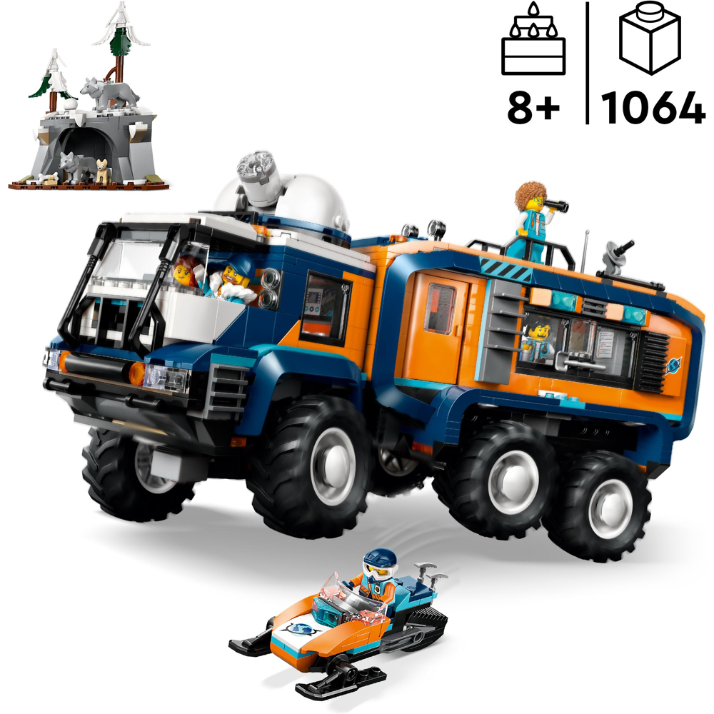 ასაწყობი კონსტრუქცია Lego 60471, Arctic Explorer Science Lab Truck, Prefabricated Construction
