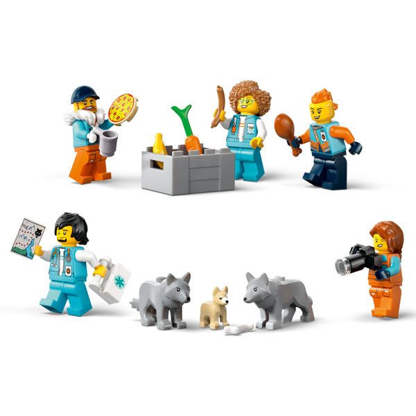 ასაწყობი კონსტრუქცია Lego 60471, Arctic Explorer Science Lab Truck, Prefabricated Construction