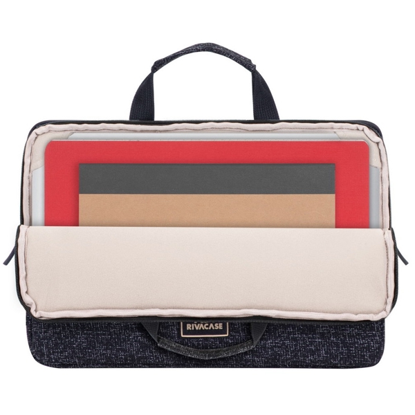 ნოუთბუქის ჩანთა Rivacase 7913, 14", Laptop Sleeve, Black