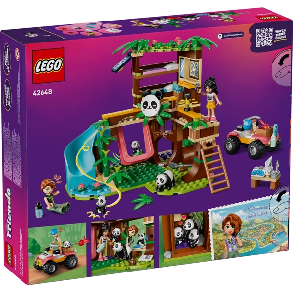 ასაწყობი კონსტრუქცია Lego 42648 Friends Panda Sanctuary Animal Care, Prefabricated Construction