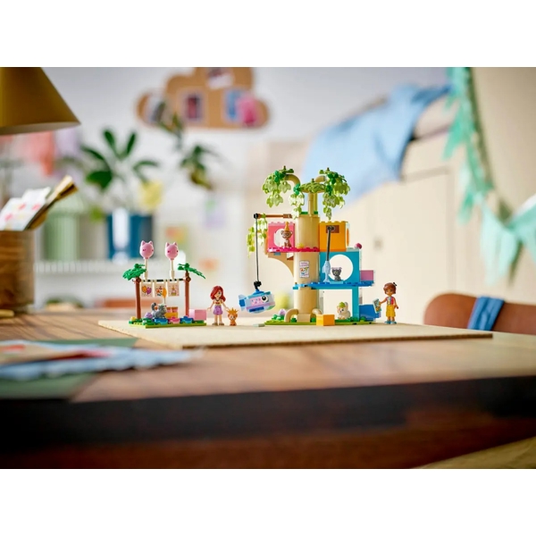 ასაწყობი კონსტრუქცია Lego 42666 Friends Cat Birthday Party & Tree House, Prefabricated Construction