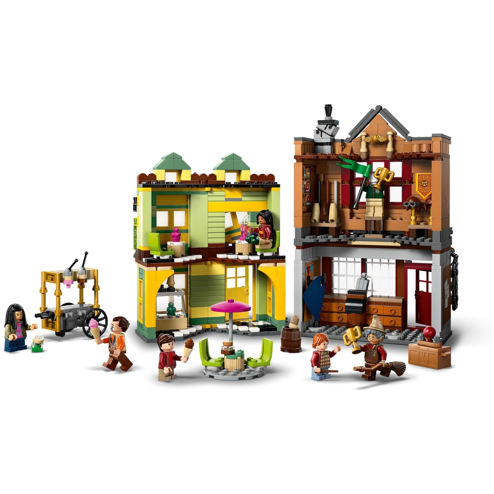 ასაწყობი კონსტრუქცია Lego 76452, Quality Quidditch Supplies & Ice Cream Parlour, Prefabricated Construction