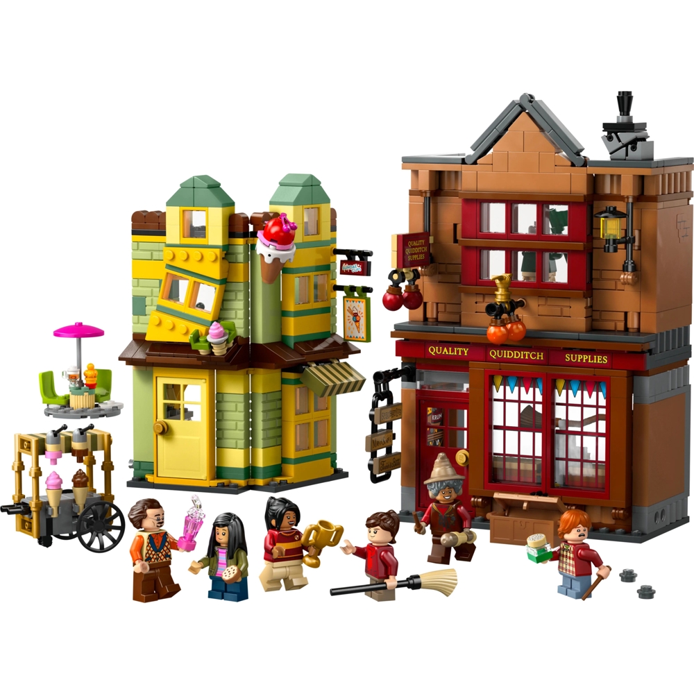 ასაწყობი კონსტრუქცია Lego 76452, Quality Quidditch Supplies & Ice Cream Parlour, Prefabricated Construction