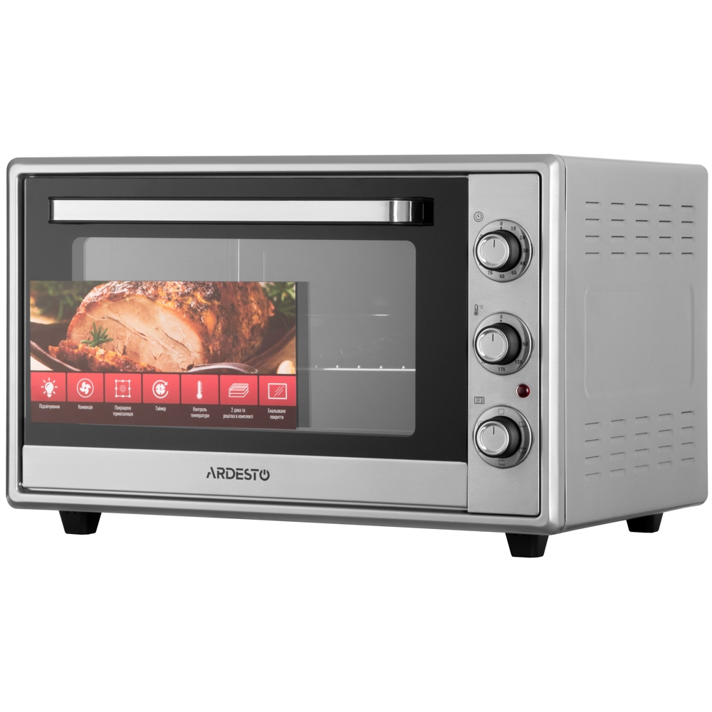 ელექტრო ღუმელი Ardesto MEO-F60CDG, 2000W, 60L, Electric Oven, Grey