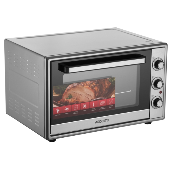 ელექტრო ღუმელი Ardesto MEO-F60CDG, 2000W, 60L, Electric Oven, Grey