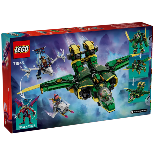 ასაწყობი კონსტრუქცია Lego 71845, Lloyd’s Jet Mech, Prefabricated Construction