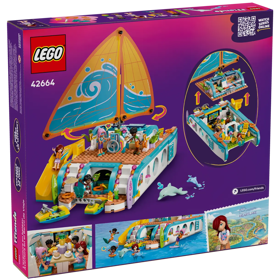 ასაწყობი კონსტრუქცია Lego 42664, Travel Boat Adventure, Prefabricated Construction