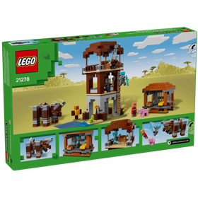 ასაწყობი კონსტრუქცია Lego 21278, The Pillager Outpost and Ravager, Prefabricated Construction