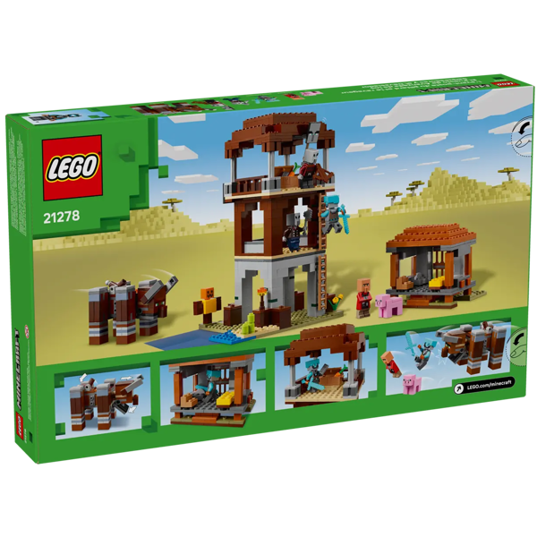 ასაწყობი კონსტრუქცია Lego 21278, The Pillager Outpost and Ravager, Prefabricated Construction