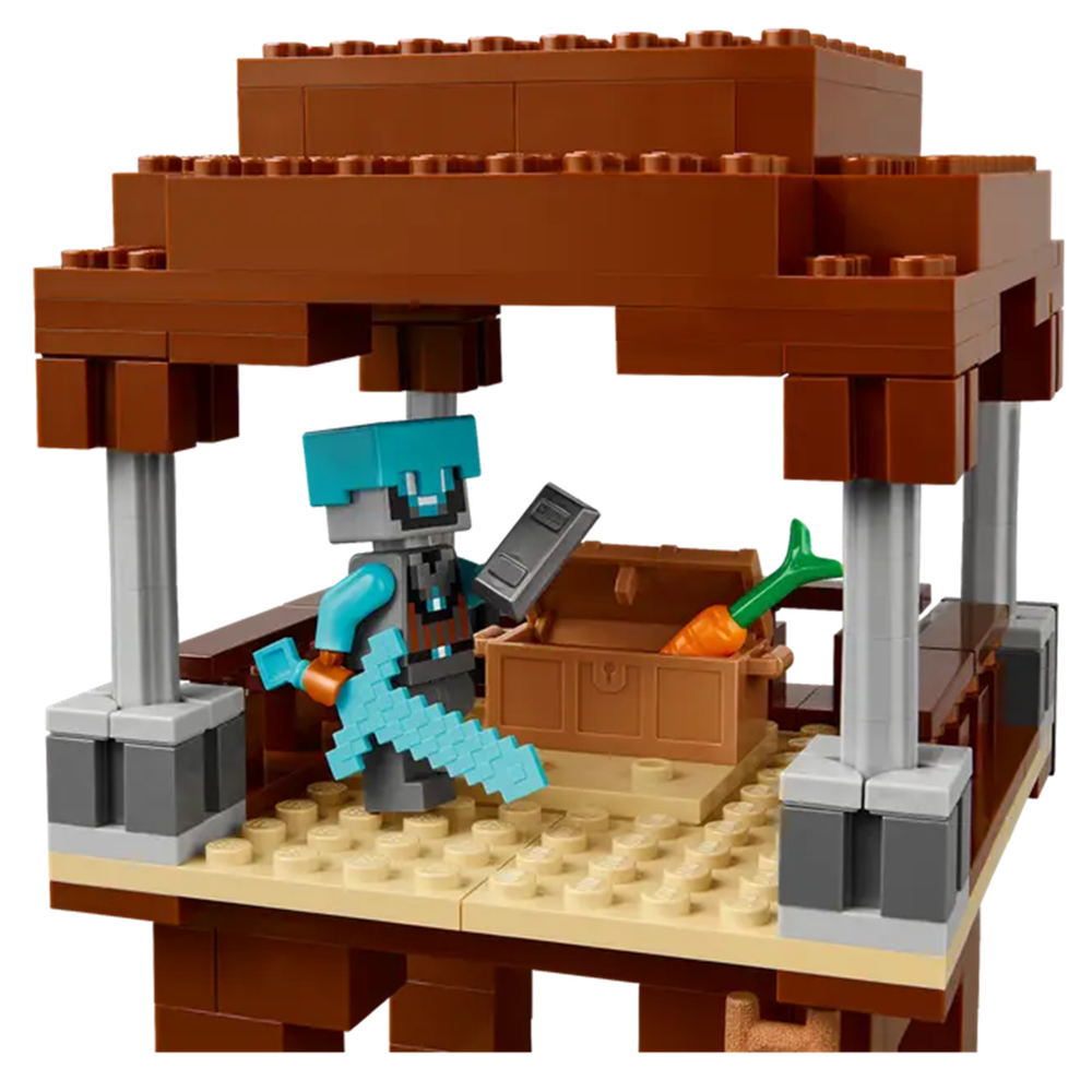 ასაწყობი კონსტრუქცია Lego 21278, The Pillager Outpost and Ravager, Prefabricated Construction