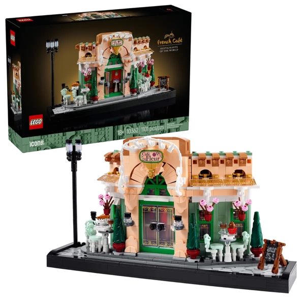 ასაწყობი კონსტრუქცია Lego 10362 Icons French Café, Prefabricated Construction
