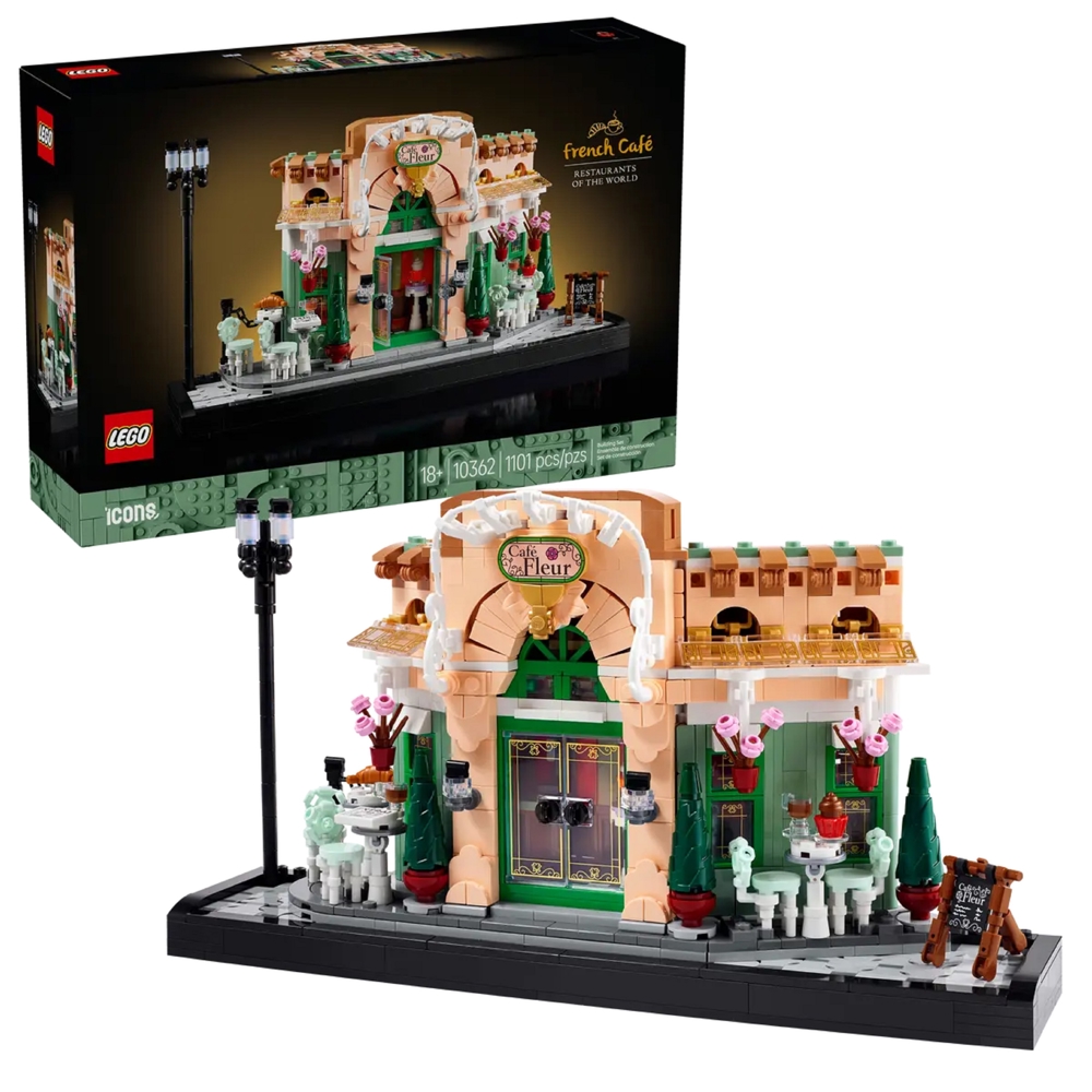ასაწყობი კონსტრუქცია Lego 10362 Icons French Café, Prefabricated Construction