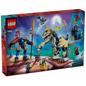 ასაწყობი კონსტრუქცია Lego 71843, Rogue's Mech Dragon Rider, Prefabricated Construction