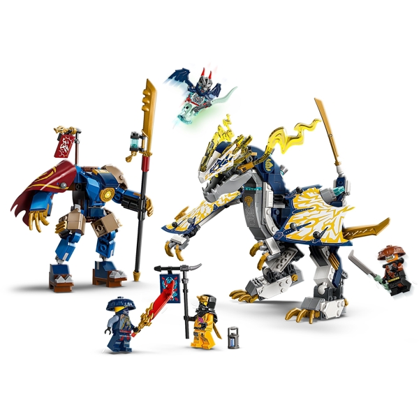 ასაწყობი კონსტრუქცია Lego 71843, Rogue's Mech Dragon Rider, Prefabricated Construction