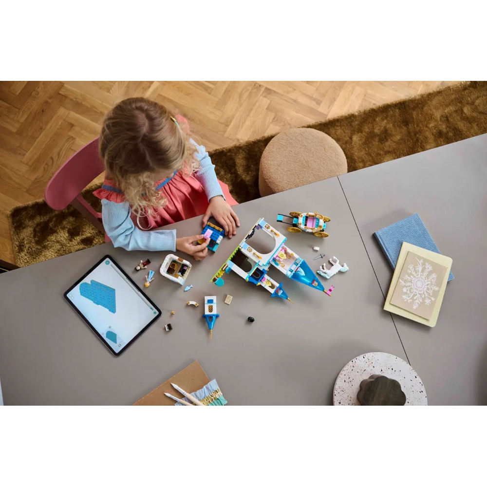 Prefabricated Construction Lego 43275 Disney Princess Cinderella's Castle & Horse Carriage