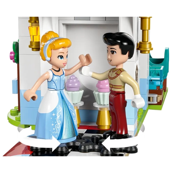 ასაწყობი კონსტრუქცია Lego 43275 Disney Princess Cinderella's Castle & Horse Carriage, Prefabricated Construction
