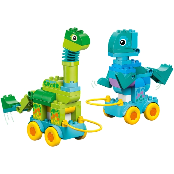 ასაწყობი კონსტრუქცია Lego 10451, 3in1 Dinosaurs on Wheels, Prefabricated Construction