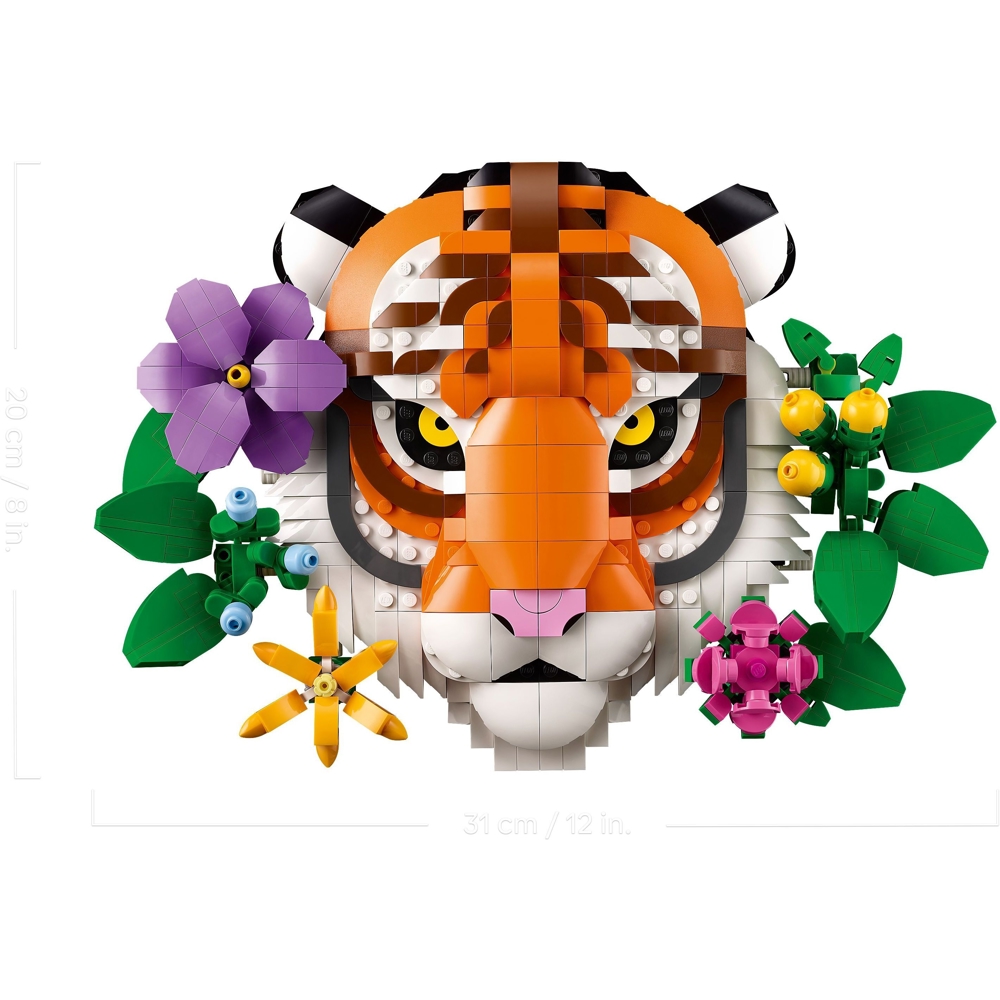 ასაწყობი კონსტრუქცია Lego 31217, The Fauna Collection - Tiger, Prefabricated Construction