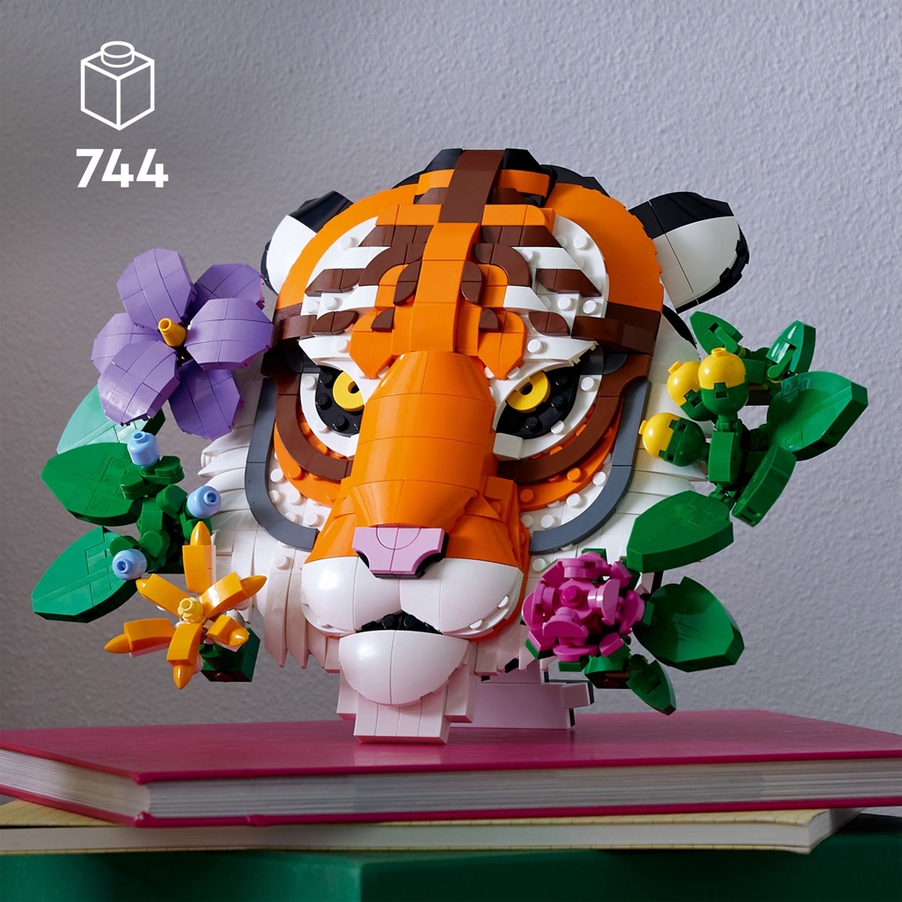 ასაწყობი კონსტრუქცია Lego 31217, The Fauna Collection - Tiger, Prefabricated Construction
