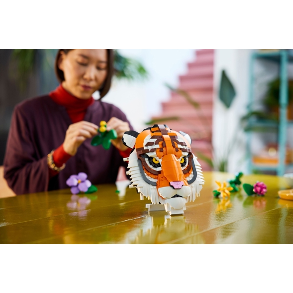 ასაწყობი კონსტრუქცია Lego 31217, The Fauna Collection - Tiger, Prefabricated Construction