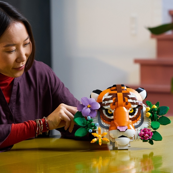 ასაწყობი კონსტრუქცია Lego 31217, The Fauna Collection - Tiger, Prefabricated Construction