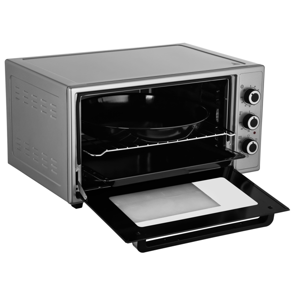 ელექტრო ღუმელი Ardesto MEO-F48CGR, 1600W, 48L, Electric Oven, Grey