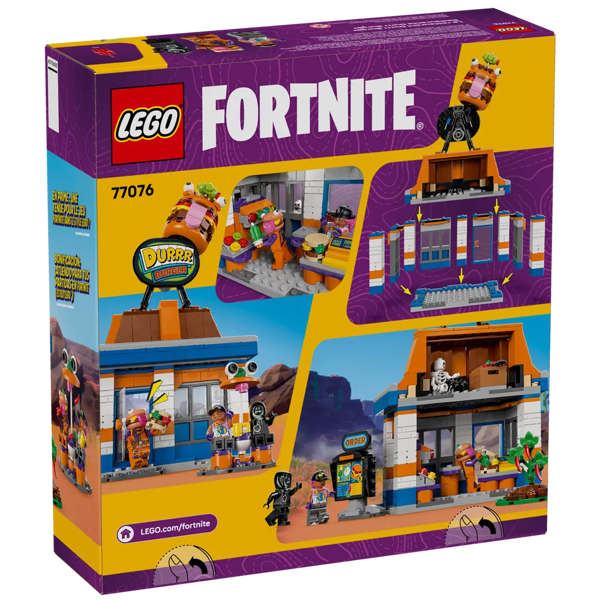 ასაწყობი კონსტრუქცია Lego 77076, Durrr Burger Restaurant, Prefabricated Construction