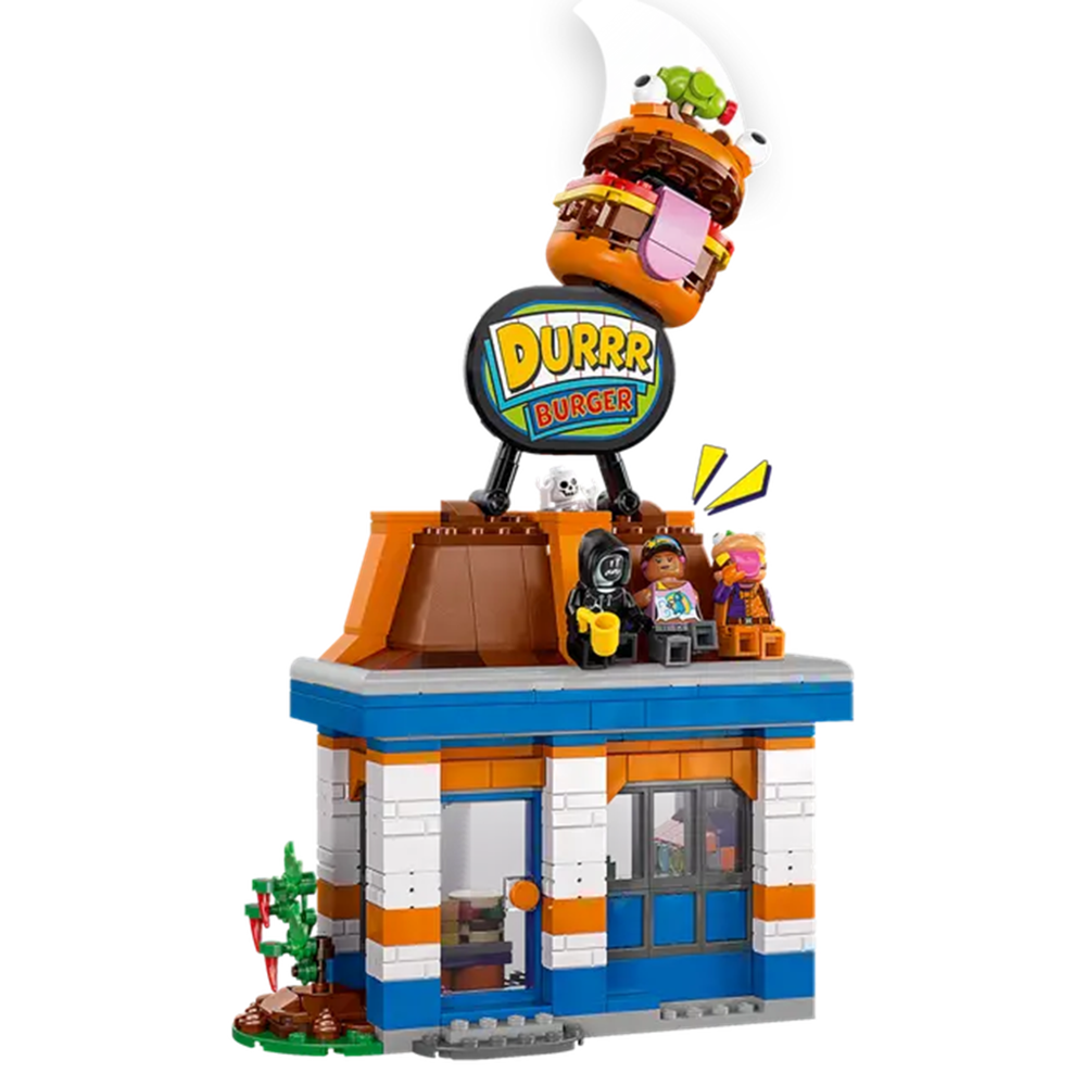 Prefabricated Construction Lego 77076, Durrr Burger Restaurant