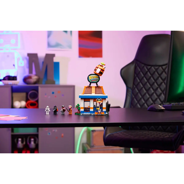ასაწყობი კონსტრუქცია Lego 77076, Durrr Burger Restaurant, Prefabricated Construction