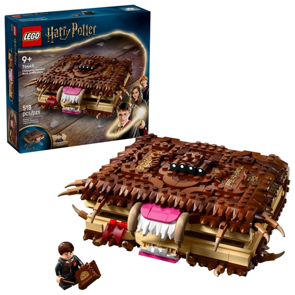 ასაწყობი კონსტრუქცია Lego 76449, Chomping Monster Book of Monsters, Prefabricated Construction