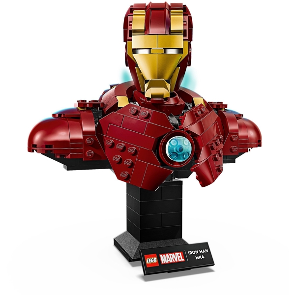 ასაწყობი კონსტრუქცია Lego 76327, Iron Man MK4 Bust, Prefabricated Construction