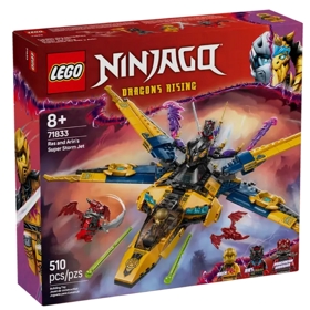 ასაწყობი კონსტრუქცია Lego 71833 Ninjago Ras and Arin’s Super Storm Jet, Prefabricated Construction