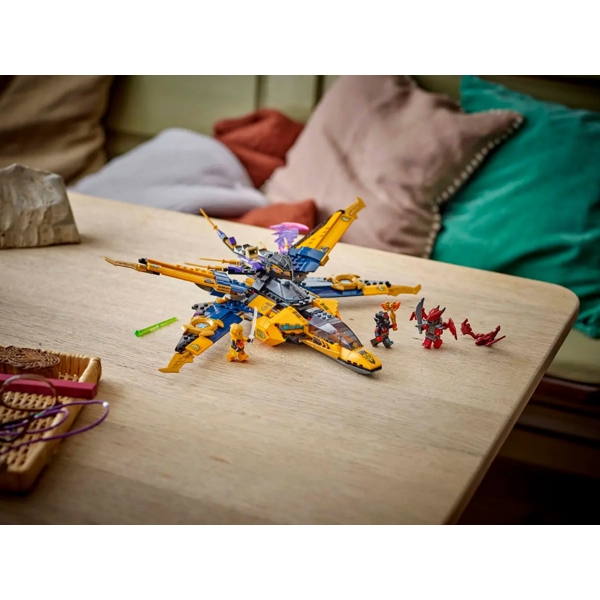 ასაწყობი კონსტრუქცია Lego 71833 Ninjago Ras and Arin’s Super Storm Jet, Prefabricated Construction