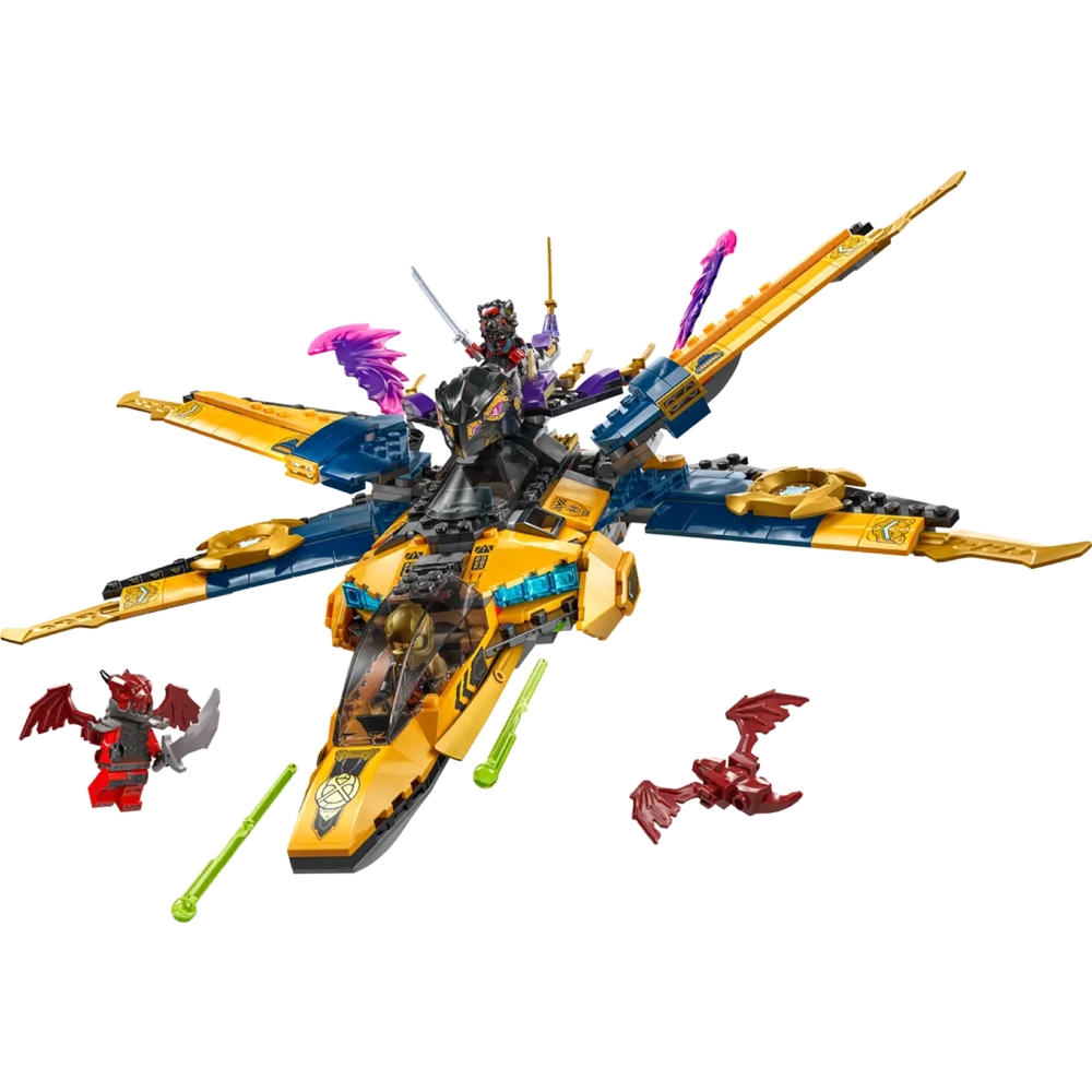 Prefabricated Construction Lego 71833 Ninjago Ras and Arin’s Super Storm Jet