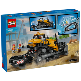 ასაწყობი კონსტრუქცია Lego 60466, Yellow Bulldozer, Prefabricated Construction