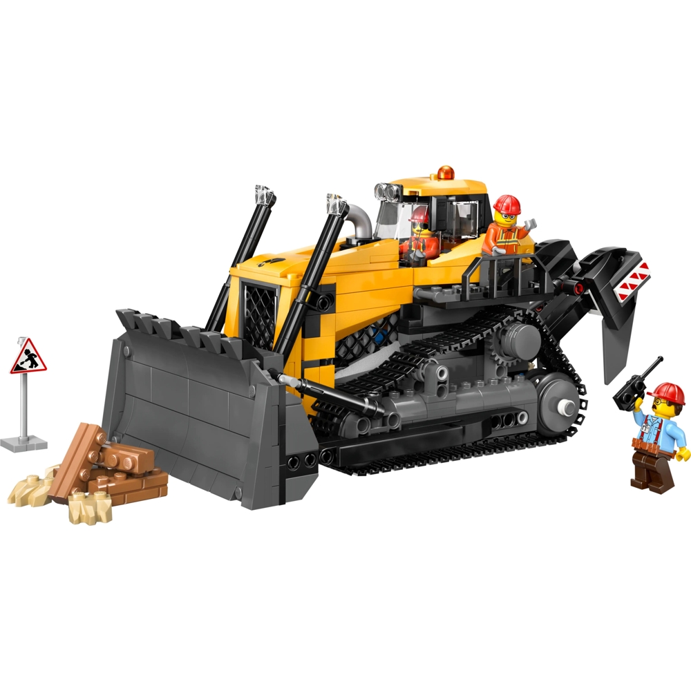 ასაწყობი კონსტრუქცია Lego 60466, Yellow Bulldozer, Prefabricated Construction
