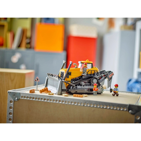 ასაწყობი კონსტრუქცია Lego 60466, Yellow Bulldozer, Prefabricated Construction