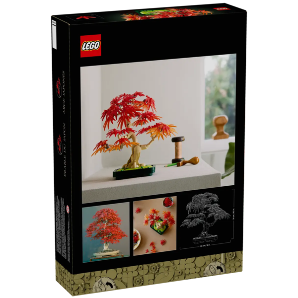 ასაწყობი კონსტრუქცია Lego 10348, Japanese Red Maple Bonsai Tree, Prefabricated Construction
