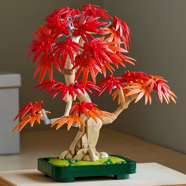 ასაწყობი კონსტრუქცია Lego 10348, Japanese Red Maple Bonsai Tree, Prefabricated Construction