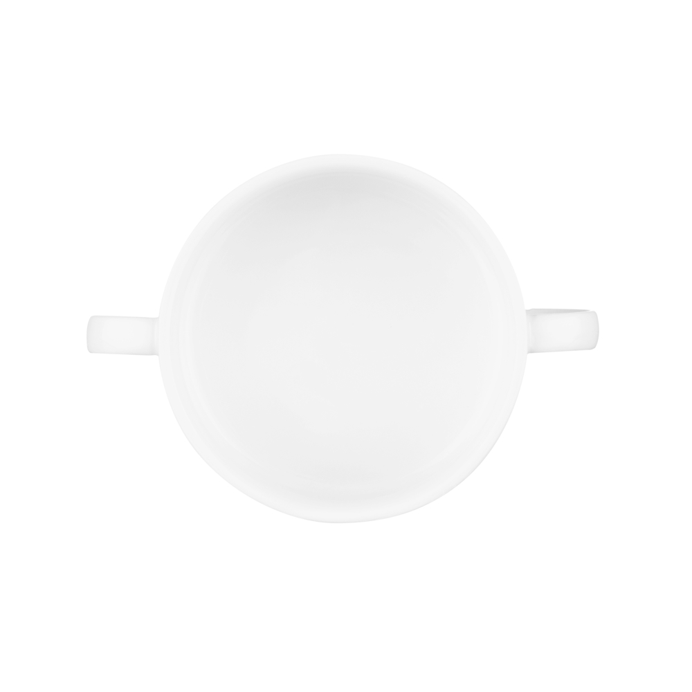 წვნიანის თასი Ardesto AR3632P Prato, 10.9cm, 0.3l, Soup Bowl, White