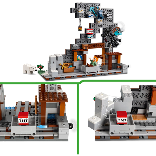 ასაწყობი კონსტრუქცია Lego 21277, The Pickaxe Mine, Prefabricated Construction