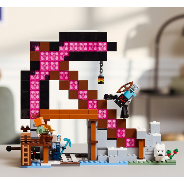 ასაწყობი კონსტრუქცია Lego 21277, The Pickaxe Mine, Prefabricated Construction