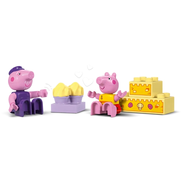 ასაწყობი კონსტრუქცია Lego 10432 Duplo Peppa Pig boat trip, Prefabricated Construction