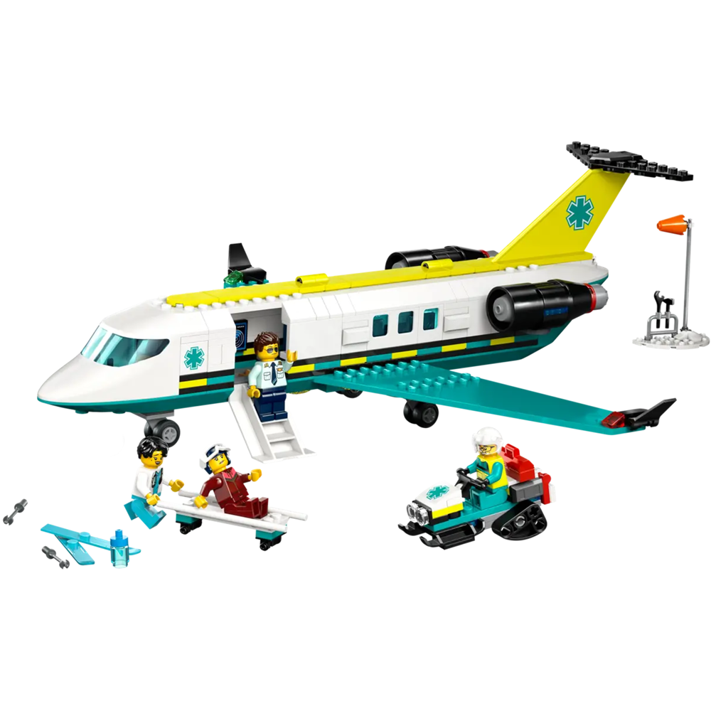 Prefabricated Construction Lego 60465, Emergency Air Ambulance Airplane