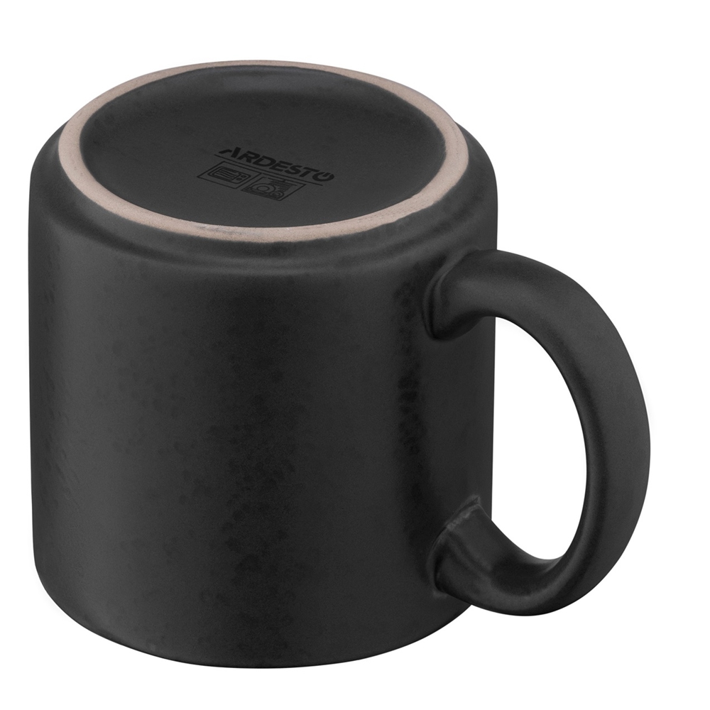 ჭიქა Ardesto AR2940TB Trento, 0.4l, Mug, Black