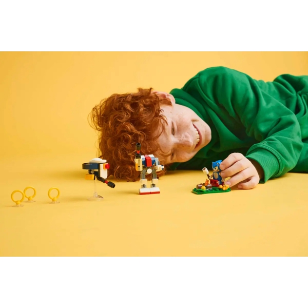 ასაწყობი კონსტრუქცია Lego 77001 Sonic's Campfire Clash, Prefabricated Construction